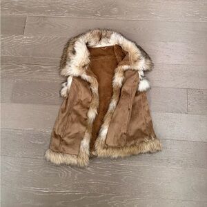 Scully faux-fur vest